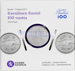 Финляндия 10 Евро 2017 Независимость