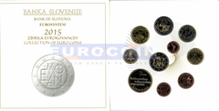 Словения набор евро 2015 BU (10 монет)