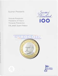Финляндия 5 евро 2016 Пер Эвинд Свинхувуд PROOF