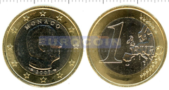 Монако 1 евро 2007 Альберт II