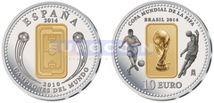 Испания 10 евро 2014 Чемпионат мира по футболу в Бразилии