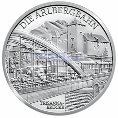 Австрия 20 евро 2009 Электрофикация железной дороги