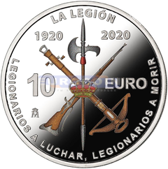 Испания 10 евро 2020 Испанский легион