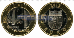 Финляндия 5 евро 2013 Сатакунта IV