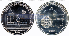 Португалия 5 евро 2004 г.Эвора