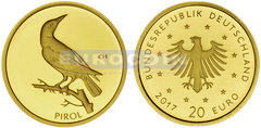 Германия 20 евро 2017 Иволга