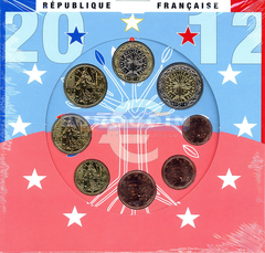 Франция набор евро 2012 BU (8 монет)