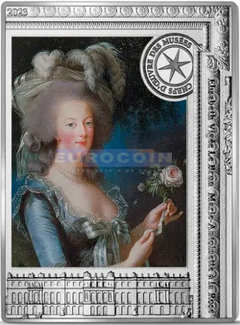 Франция 10 Евро 2023 «Портрет Марии-Антуанетты с розой»