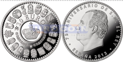Испания 10 евро 2013, 75 лет Хуану Карлосу I