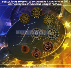 Португалия набор евро 2002 BU (8 монет)