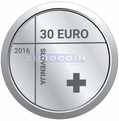 Словения 30 евро 2016 Красный крест