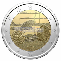 Финляндия 2 евро 2018 Финская сауна PROOF