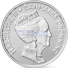 Дания 500 крон 2020, 80 лет Маргрете II
