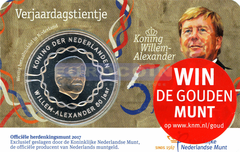 Нидерланды 10 евро 2017, 50 летие Виллема-Александра