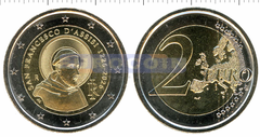 Италия 2 евро 2026 Франциск Ассизский