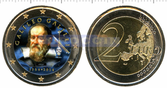 Италия 2 евро 2014 Галилео Галилей (C)