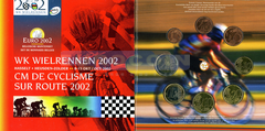 Бельгия набор евро 2002, Чемпионат мира по шессейным дорогам BU (8 монет)