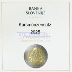 Словения набор евро 2025 BU (10 монет)