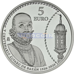 Испания 5 евро 2026 Альваро де Басан