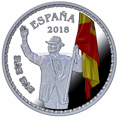 Испания 10 евро 2018 Флаг