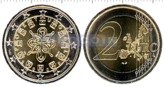 Португалия 2 евро 2005 Регулярная