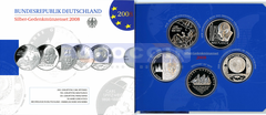 Германия набор 10 евро 2008 (5 монет)