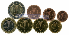 Ирландия набор евро 2012 UNC