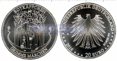 Германия 20 евро 2016 Красная Шапочка