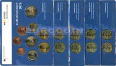 Германия набор евро 2026 BU (5 x 9 монет)