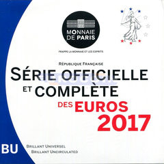 Франция набор евро 2017 BU (8 монет) 