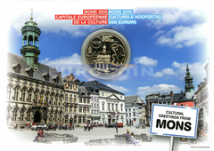 Бельгия 5 евро 2015 Монс