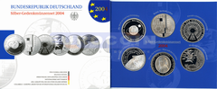 Германия набор 10 евро 2004 (6 монет)