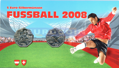 Австрия 5 евро 2008 Футбол BU