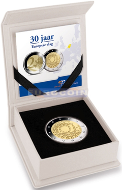 Нидерланды 2 евро 2015, 30 лет флагу PROOF