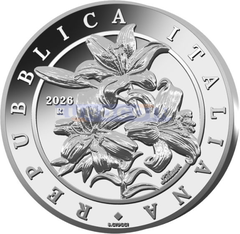 Италия 0,25 евро 2026 Лилия