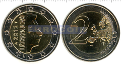 Люксембург 2 евро 2012 регулярная