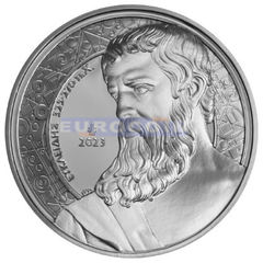Греция 10 евро 2023 Евклид