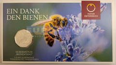 Австрия 5 евро 2023 Пчела BU