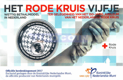 Нидерланды 5 евро 2017 Красный Крест