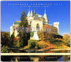 Словакия Набор Евро 2011 Регионы BU (8 монет)