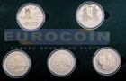 Люксембург набор 5 x 2 евро с 2016 по 2018 PROOF