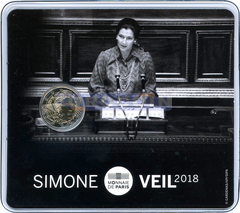 Франция 2 евро 2018 Симона Вейль BU