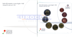 Италия набор евро 2023 BU (8 монет)