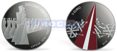 Латвия 5 евро 2019 Борьба за свободу