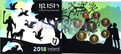 Ирландия набор евро 2018 BU (8 монет)