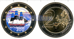 Эстония 2 евро 2020 Открытие Антарктиды (C)