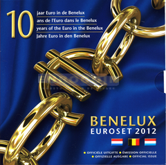 Бенилюкс набор евро 2012 (3 х 8 монет)
