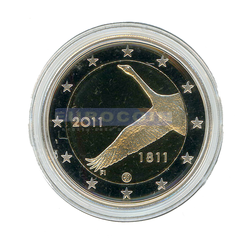 Финляндия 2 евро 2011, 200 лет банку PROOF