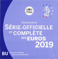 Франция набор евро 2019 BU (8 монет) 