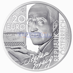 Австрия 20 евро 2013 Стефан Цвейг